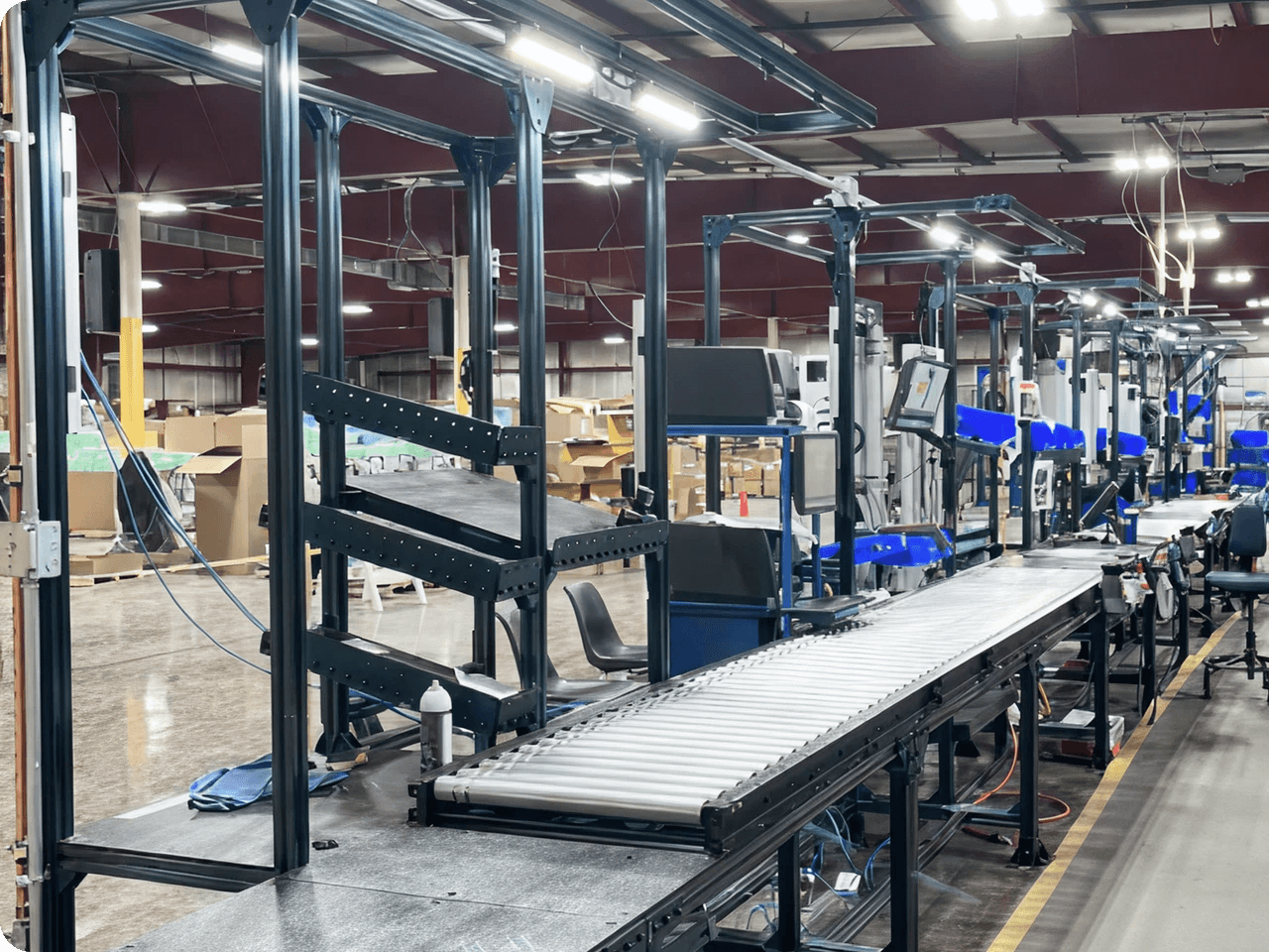 Sears Seating custom assembly line deployed with Vention
